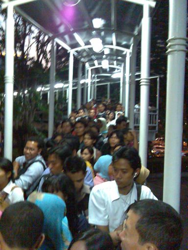 Waiting at the Dukuh Atas transit (2)